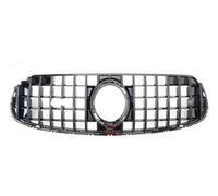 Grilles Avant À Double Lamelles Pour Mercedes Pour Benz X253 W253 GLC GLC200 GLC220 GLC260 GLC300 GLC43 GLC63 Pour AMG GT Grille Course En Maille Pare-chocs Calandres Sport(SPOTRGT hole13)