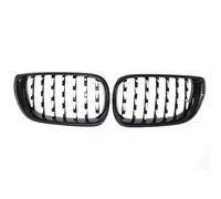 Grilles avant Calandre Noire Protection Centrale Avant Voiture Pour BMW E46 4 Portes Berline/Wagon 2002 2003 2004 2005 Gril De Style Mètre Diamant