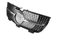 Grilles avant en maille Pour Benz L X164 2007-2012 GL320 GL350 GL450 GL500 GL550 Kit Tuning Pare-chocs Supérieur Calandre Centrale Radiateur De calandre voiture(Silver 3)