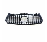 Grilles Avant Pour Benz Pour AMG Pour GT S C190 R190 2015 2016 2017 Coupé Calandre Avant 2 Portes Style GT Grille Pare-chocs Supérieure Noire Grille Maille Capot Avant Centrale Grille(Black)