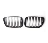 Grilles Avant Pour BMW SUV Pour X5 E53 2004 2005 2006 Sport 4D LCI Noir Brillant Double Ligne Style Racing Grilles Avant Supérieures Accessoires De Calandre Avant Centrale Grille
