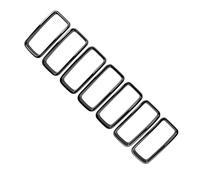 Grilles Avant Pour Jeep Pour Renegade 2019 2020 2021 2022 Grille De Pare-chocs Avant Inserts De Calandre De Course Cadre De Calandre Garniture ABS Noir Avant Centrale Grille