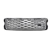 Grilles Avant Pour Land Pour Rover Pour Range Pour Rover Pour Vogue L405 2013-2017 Grilles De Pare-chocs Avant Supérieures En Maille Style Amélioré Avant Centrale Grille(Black silver)