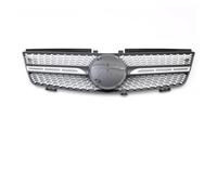 Grilles Avant pour ML W164 ML320 ML350 ML500 pour GTR Style 2005-2008 Voiture Diamonds Style Pare-Chocs Grilles Avant Course Calandre Calandre Sport(Diamond-Chrome Black)