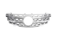 Grilles Avant pour ML W164 ML320 ML350 ML500 pour GTR Style 2005-2008 Voiture Diamonds Style Pare-Chocs Grilles Avant Course Calandre Calandre Sport(A -Chrome Silver)