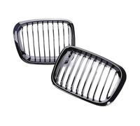 Grilles Avant Pour Série 3 E46 318i 320i 325i 330i 1998-2001 2 Portes 4 Portes Calandre Avant Voiture Calandre Calandre Course Calandre(4 Single Gloss Black)