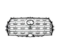 Grilles Avant Pour Toyota Pour Tundra 2022 2023 2024 Style Platine Calandre Supérieure Avant Pare-chocs En Aluminium Satiné