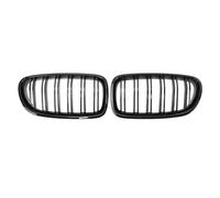 Grilles Calandre À Double Lamelles Pour Rein Avant Noir Brillant Grille De Course À Double Ligne Pour BMW Série 5 F10 F11 F18 2010 - 2017