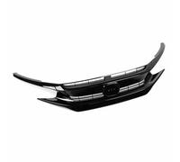 grilles calandre avant Compatible Avec Civic 10ème 2016 2017 2018 Coupé Berline Voiture Pare-chocs Supérieur Séparateur Capot Becquet Grilles En Maille Calandre Avant Grilles Course Kit Carrosserie