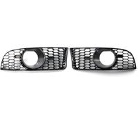 Grilles calandre avant Pour BMW Série 3, pare-chocs pour avant, feux antibrouillard inférieurs, grilles, 1 paire(With Holes)