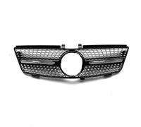 Grilles Calandre Avant Voiture Calandre Avant Racing Grill Pour Benz Pour Classe ML W164 2005-2008 ML320 ML350 ML500 Grille Pare-chocs Supérieure Noire/argentée(Le noir)