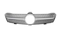 Grilles Calandre Avant Voiture Grille Pare-chocs Style Diamants Argent Chromé Pour Benz Classe Pour CLS W219 CLS350 CLS500 2005-2008 Pour AMG Grilles Supérieures Pour GTR(Diamonds-Silver)