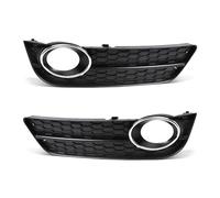 Grilles Calandre Pare-Chocs Grille Protection Noire Pour Pare-choc Avant Voiture Feu Antibrouillard Pour A5 2008 2009 2010 2011 2012 8T0807681 8T0807682(Pair)