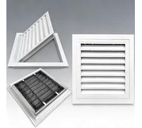 Grilles Daération Décoratives élégantes pour Murs Et Plafonds - Panneaux Daccès Raffinés pour La Décoration De La Maison, du Bureau, De Lhôtel Et De La Chambre White Wxl_14 x 24 in