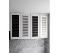 Grilles d'aération décoratives for armoires et placards, stores en alliage d'aluminium, grille de reprise d'air, registre d'aération for armoire à chaussures(Dark Gray,70x25cm/27.3x9.8in)