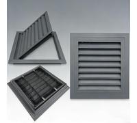 Grilles Daération Décoratives pour Murs Et Plafonds - Panneau Daccès élégant pour La Maison, Le Bureau, Lhôtel Et La Chambre - Améliorent La Gray Wxl_22 x 34 in