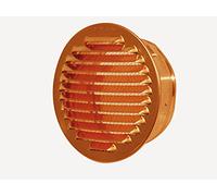 Grilles d'aération en cuivre avec filet, diamètre 150 mm