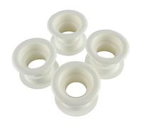 Grilles d'aération MKK 19901 rondes pour porte ou meuble - Idéales pour aérer votre salle de bain ou vos toilettes - Disponibles en 37, 38, 39, 40, 41, 42 et 43 mm, blanc