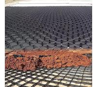 Grilles d'allée en gravier de 5,1 cm de hauteur en nid d'abeille pour jardin, abri de jardin, grille de contrôle de la boue en maille robuste pour une utilisation en extérieur