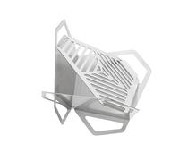 Grilles de barbecue amovibles en acier inoxydable pour camping, barbecue, four à charbon de bois pour pique-nique, randonnée, four à charbon portable, type carte de combustion