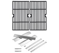 Grilles de barbecue pour tente chauffante à 3 brûleurs, pièces de rechange pour Oklahoma Joes Grill Longhorn Combo charbon de bois fumeur grill 12201767 14201767 15202029 16202046 tube croisé réglable