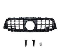 Grilles De Calandre Avant Compatible Avec Benz Pour CLA W118 2024 2025 Grille De Pare-choc Avant À Lamelles Verticales De Calandre De Course Cache-radiateur(Silver)