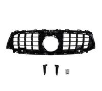 Grilles De Calandre Avant Compatible Avec Benz Pour CLA W118 2024 2025 Grille De Pare-choc Avant À Lamelles Verticales De Calandre De Course Cache-radiateur(Black)