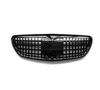 Grilles de calandre avant Compatible Avec Benz Pour Classe E W213 2016 2017 2018 2019 2020 Grille De Pare Chocs Avant Grille D'entrée D'air Avant Grille Centrale Avant(Black)
