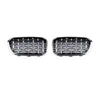 Grilles De Calandre Avant Compatible Avec BMW Pour F20 F21 2015 2016 2017 2018 2019 Grille D'admission D'air Pour Voiture Ventilation Pièces Détachées Automobiles Noir Brillant(Style B)