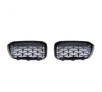 Grilles De Calandre Avant Compatible Avec BMW Pour F20 F21 2015 2016 2017 2018 2019 Grille D'admission D'air Pour Voiture Ventilation Pièces Détachées Automobiles Noir Brillant(Style A)