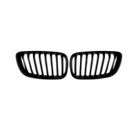 Grilles de calandre avant Compatible Avec BMW Pour F22 Pour F23 2014 2015 2016 2017 2018 2019 Grille De Pare-chocs Avant De Voiture À Barre Verticale Simple Ou Double(Single line black)