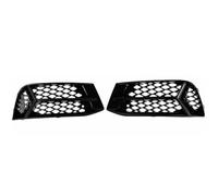 Grilles De Calandre Avant Pour A3 2017 2018 2019 2020 Pare-chocs Avant Grille Protection En Nid D'abeille Phare Antibrouillard D'admission D'air Réseau Ventilation(One Pair)
