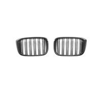 Grilles de calandre Avant pour BMW X3 X4 G01 G02 G08 2018-2021, Noir Brillant, Style Racing, kit carrosserie 2 pièces, Double Grille Centrale de Pare-Chocs Avant