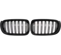 Grilles de calandre de pare-chocs avant, matériau ABS, convient pour BMW X3 X4, noir brillant