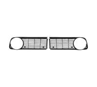 Grilles de calandre pourtour de phare droit et gauche noires pour BMW série 02 E10 phase 2 (09/1973-07/1977)