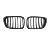 Grilles De Calandres Avant Pour BMW E39 Pour M5 Série 1997 1998 1999 2000 2001 2002 2003 520i 525 530 2Pièces Style Voiture Avant Noir Large Calandre