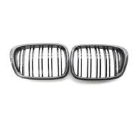 Grilles De Calandres Avant Pour BMW E39 Pour M5 Série 1997 1998 1999 2000 2001 2002 2003 520i 525 530 2Pièces Style Voiture Avant Noir Large Calandre