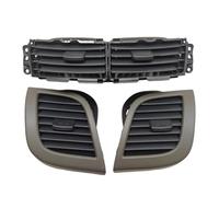 Grilles de climatisation Pour Hyundai Pour Verna 2011-2016 Buse Climatisation Conduit D'air Central Buse D'aération Voiture AC Vent Climatisation Sortie(Gray 3 pieces)