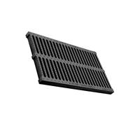 Grilles de drainage de jardin - Cache-canaux en plastique pour tuyaux d'évacuation d'extérieur, 500 x 300 x 25 mm, grille d'égout robuste pour une gestion efficace du débit d'eau