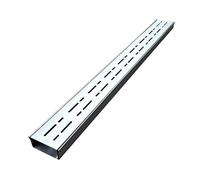 Grilles de Drainage Kit de Caniveauxde Drainage en Acier Inoxydable,Système de Drainage Tranchée,Gouttière Et Grilles de Drainage pour Jardin,Trottoir,Parking,Terrasse,Extérieur,Déviateur de Caniveau