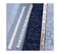 Grilles de Drainage pour Caniveau Extérieur,Système de Drainage À Canal Mince,Kit de Drainage Tranchée en Acier Inoxydable,Canal de Drainage Pluvial Souterrain pour Cour,Patio,Jardin,Trottoir,Allée C