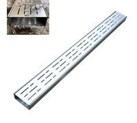 Grilles de Drainage pour Extérieur en Acier Inoxydable 304 Épais,Gouttière À Barre Étroite pour Jardin,Clôture de Ferme,Cuisine Et Salle de Bain (L 15 Cm X H 5 Cm).