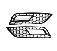 grilles de feux antibrouillard Compatible Avec A4 Pour B8.5 2013 2014 2015 2016 Calandre Phare Antibrouillard Pare-chocs Avant Calandre Maille Nid D'abeille 1Paire Couvercle