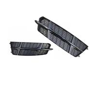 Grilles de feux pare-chocs Calandre Inférieure Pour Pare-choc Avant Voiture Couvercle De Calandre Pour Phare Antibrouillard Compatible Avec A6 C7 2016 2017 2018(Black)