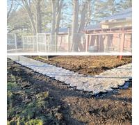 Grilles de Gravier perméables et évolutives pour allées - Système de géogrille pour Gravier Fin, Pierre et Sable - Confinement cellulaire de 2 Pouces de Profondeur avec ancrage au Sol - 13,1