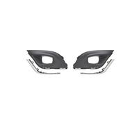 Grilles de pare-choc avant avec trous anti-brouillards noires et chromées kit Renault Clio 4 phase 2 2016-2019 - 261A30735R