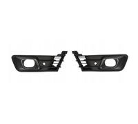 Grilles de pare-choc avant noires et chromées avec trous radars kit Renault Captur 1 phase 2 2017-2019 - 261524960R