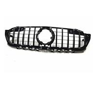 Grilles de pare-chocs pour voitures Spoiler De Calandre En Maille Pour Benz W177 2019-2022 (A200, A250, A45) Style GT, Pare-choc Avant Supérieur Noir, Grille D'aile