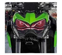 Grilles De Phare De Pour KAWASAKI Z900 Z 900 2020 2021 Autocollant Protection Carénage Phare Moto 3D Autocollant Décoration Phare Moto Headlight Grille (Couleur : Red)