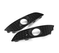 Grilles de Phares Antibrouillard de Voiture pour Vauxhall Opel Astra H 2007-2012 1400409 1400410, Phare Avant Embellisseur de Grille ABS - Auto Antibrouillard Cadre Gril,B-Right